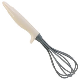 Cook Concept Batidor Antirayaduras con Soporte en Mango, Ideal para Batir Alimentos, Gris/Surtidos, 30 cm