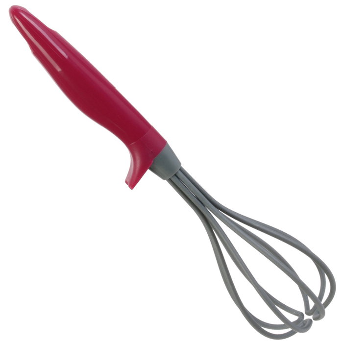 Cook Concept Batidor de Cocina 30 cm Antirayaduras con Soporte en Mango para Batir Alimentos
