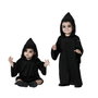TENEBROSO Disfraz Bebé Halloween - Mono Negro con Capucha en Punta para Niño 24 Meses