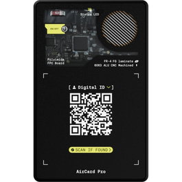 Rolling Square AirCard Pro BT Tracker para Apple Negro