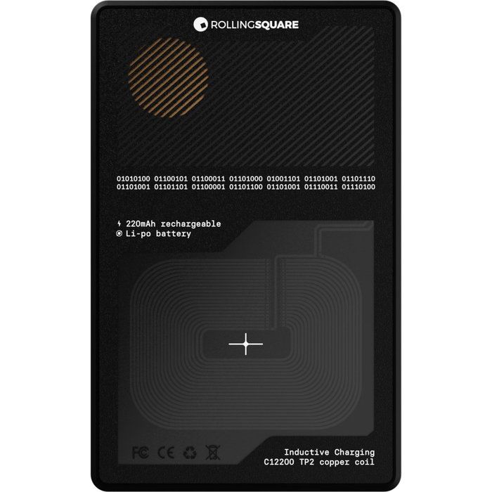 Rolling Square AirCard Pro BT Tracker para Apple Negro