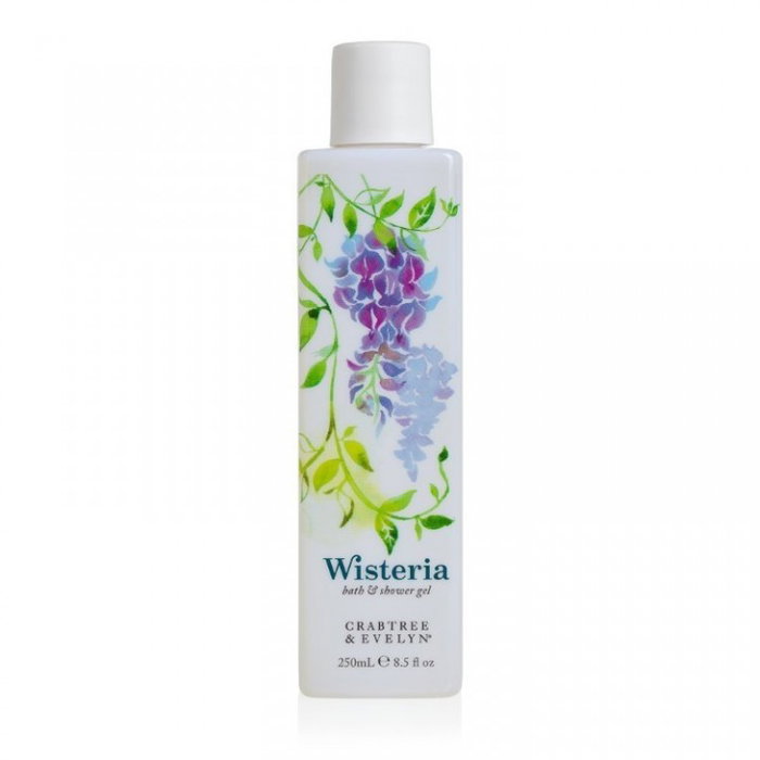 Wisteria, Limpieza, Gel de ducha, Para todo tipo de pieles, 250 ml