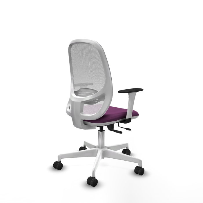 PIQUERAS Y CRESPO Silla de oficina Cilanco Morada y Blanca PIQUERAS Y CRESPO Silla de oficina Cilanco Morada y Blanca