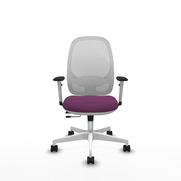 PIQUERAS Y CRESPO Silla de oficina Cilanco Morada y Blanca PIQUERAS Y CRESPO Silla de oficina Cilanco Morada y Blanca