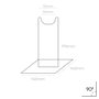Compossar Expositor Metacrilato Modelo F para Artículos, Fotografía y Escaparates 140x140.4x170mm