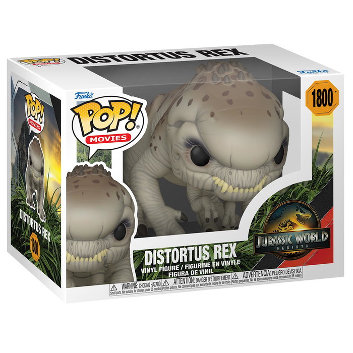 FUNKO Pop! Vinyl Figura 86661 Dino - Jurassic World 5 - Coleccionable de 9.5 cm