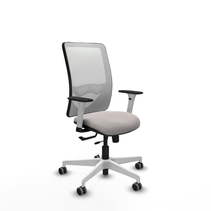 PIQUERAS Y CRESPO Silla de oficina Zulema en Blanco con mecanismo Sincro/Traslack PIQUERAS Y CRESPO Silla de oficina Zulema en Blanco con mecanismo Sincro/Traslack
