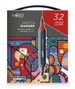 Carioca Plus Sketch Rotuladores Doble Punta Cincel/Pincel Colores Surtidos Caja Premium 32 Ud