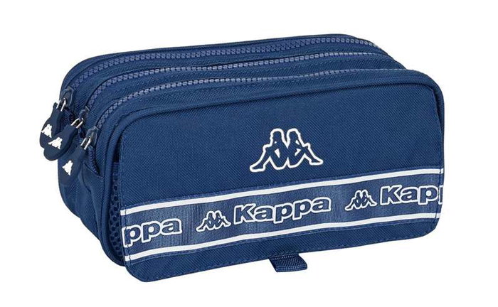 Portatodo Triple Kappa 21,5 x 10 x 8 cm Azul marino