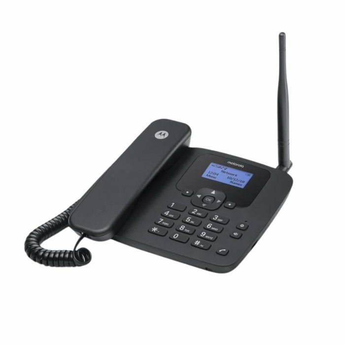 Motorola FW410L Teléfono Fijo 4G con Punto de Acceso Wi-Fi Negro Motorola FW410L Teléfono Fijo 4G con Punto de Acceso Wi-Fi Negro