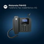 Motorola FW410L Teléfono Fijo 4G con Punto de Acceso Wi-Fi Negro