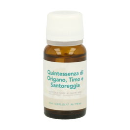 Forza Vitale Quintaesencia Orégano, Tomillo y Santoregia 10ml - Aceites Esenciales para Función Digestiva