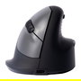 R-Go Ratón Ergonómico Inalámbrico Vertical HE Break Small, Diestro, Bluetooth 5.0, 2400 DPI, Negro, Aluminio, Incluye Software Anti-RSI