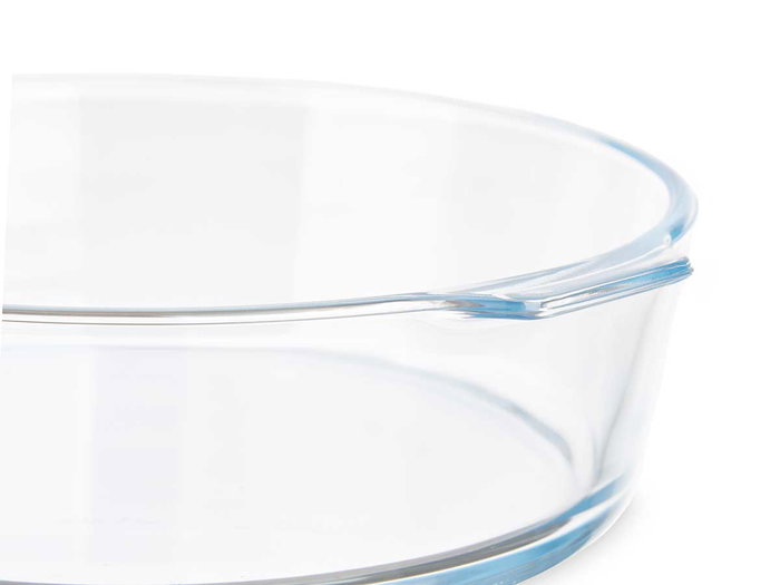 VIVALTO Bandeja de Borosilicato Redonda con Asas de 1,6 L (Pack de 12)Fabricante: VIVALTO