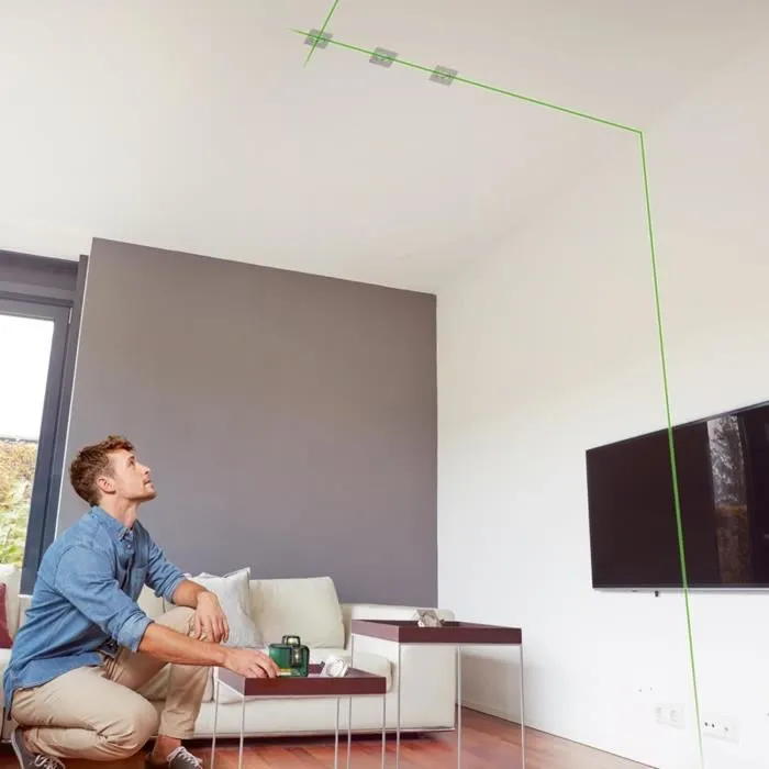 Bosch Láser de línea AdvancedLevel 360 BOS4053423245165 - Láser de 3 líneas con 360° para alineación en toda la habitación, en caja