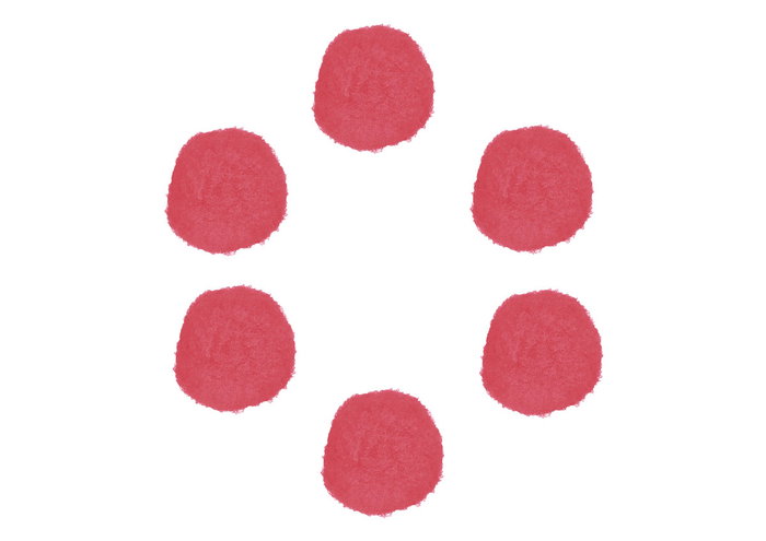 Innspiro Pompones de polipropileno rosa 25mm 50u. Innspiro Pompones de polipropileno rosa 25mm 50u.