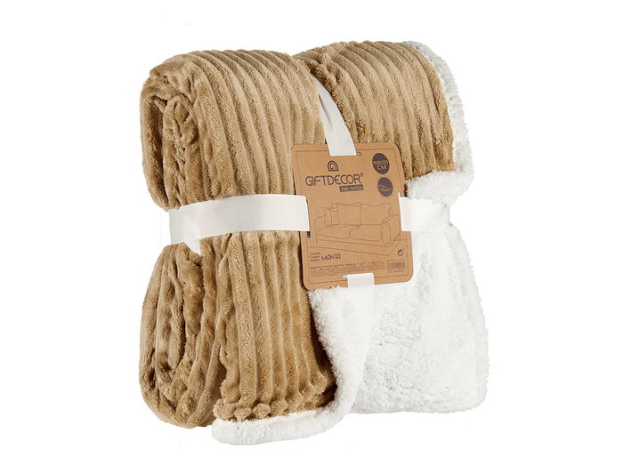 GIFTDECOR Manta Pana Gris