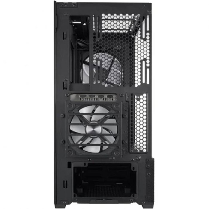 Lian Li LAN216R Caja Torre PC Gaming LANCOOL 216 Negro, Mid-Tower ATX/E-ATX, Malla, 2 Ventiladores ARGB 160mm + 1 140mm Incluidos, Panel Lateral Cristal Templado