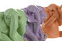 DKD Home Decor Figura de Vinilo Elefante Surtido de 3 Colores