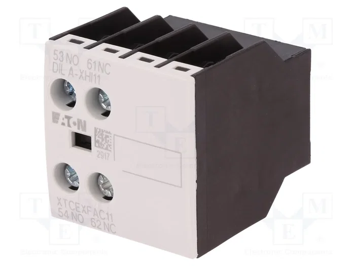 EATON ELECTRIC Contactores auxiliares con agarres de tornillo y montaje frontal EATON ELECTRIC Contactores auxiliares con agarres de tornillo y montaje frontal