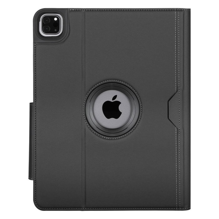 Targus Versavu Funda para iPad Pro 12.9 5ta, 4ta y 3ra Gen. Rotación 360°, Protección Caídas Grado Militar, Negro