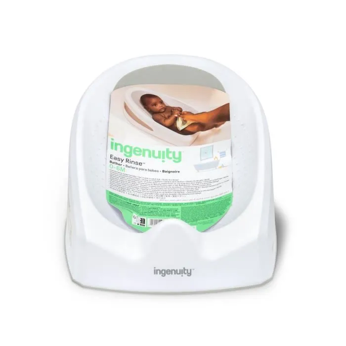 Ingenuity ING19577 Tumbona de Baño para Bebé con Base Suave Antideslizante Ingenuity ING19577 Tumbona de Baño para Bebé con Base Suave Antideslizante