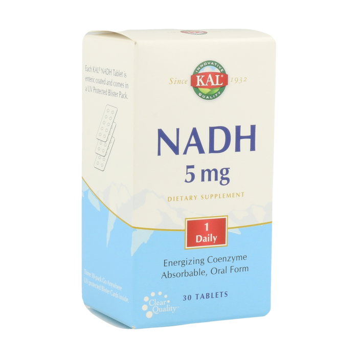 KAL NADH 5 mg 30 comprimidos KAL NADH 5 mg 30 comprimidos