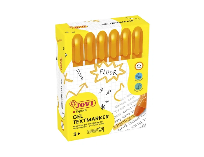 Jovi Marcador Gel Neón en Stick Naranja Jovi Marcador Gel Neón en Stick Naranja