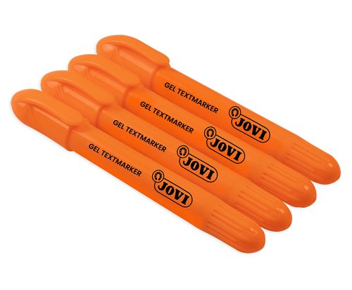 Jovi Marcador Gel Neón en Stick Naranja