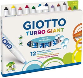 GIOTTO Estuche 12 rotuladores Turbocolor Giant