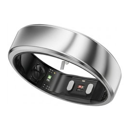RingConn Smart Ring Gen2 Air para Mujer y Hombre - Wearable de Seguimiento de Sueño y Fitness, Frecuencia Cardíaca - Galaxie Plata Talla 10