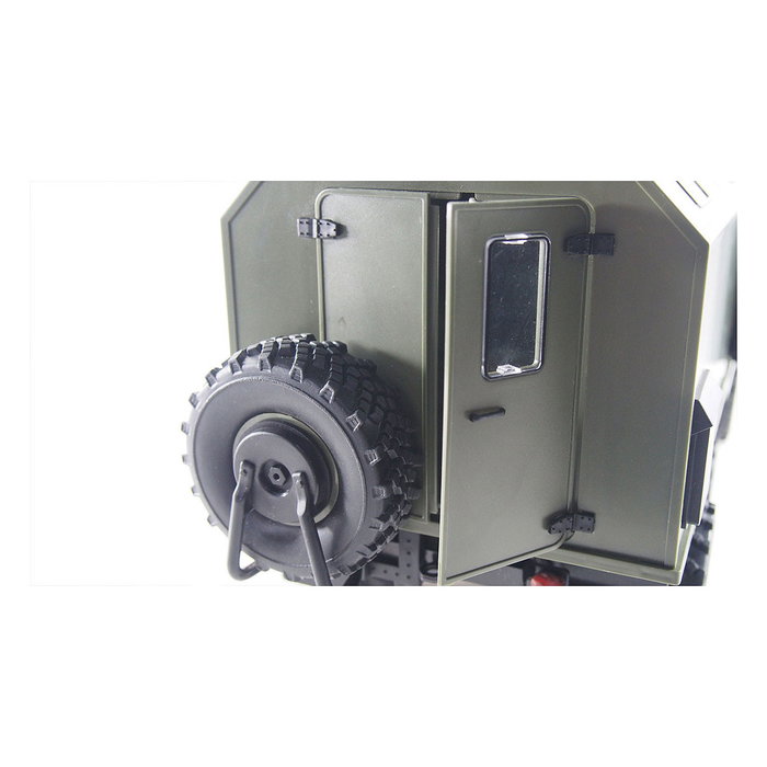 AMEWI RC Auto Camión Ural B36 Verde 1:16, Vehículo Todo Terreno 6WD, Escala 1:16, Con Batería LiPo 500mAh y Mando de 2.4 GHz, 420 mm - Ural Truck B36