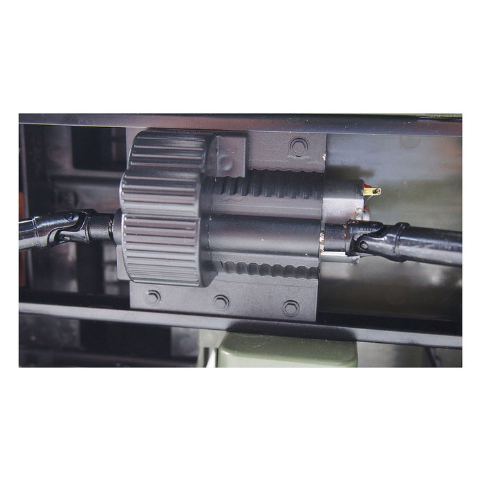 AMEWI RC Auto Camión Ural B36 Verde 1:16, Vehículo Todo Terreno 6WD, Escala 1:16, Con Batería LiPo 500mAh y Mando de 2.4 GHz, 420 mm - Ural Truck B36