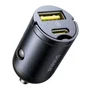 Baseus Tiny Star Cargador de Coche Mini 30W USB-C Negro Cósmico