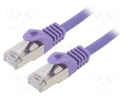 GEMBIRD Patch cord Cat 6a S/FTP 2m violeta