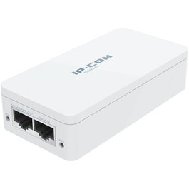 IP-COM Inyector PoE Gigabit PSE30G-AT - 30W, IEEE802.3af/at, 2 Puertos RJ45 (Data In & PoE Data/Power Out), Plug and Play, Protección Contra Cortocircuitos