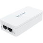 IP-COM Inyector PoE Gigabit PSE30G-AT - 30W, IEEE802.3af/at, 2 Puertos RJ45 (Data In & PoE Data/Power Out), Plug and Play, Protección Contra Cortocircuitos