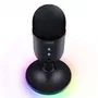 Trust Gaming Micrófono GXT 234 Yunix USB Negro para Gaming y Streaming, Conexión USB Universal, Sonido Cardioide Nítido con Iluminación RGB