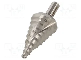 RUKO Broca graduada y cónica para metal de 6÷32mm, Ø 10mm