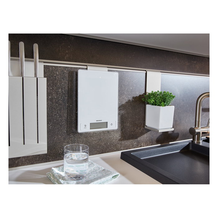 Soehnle Page Profi 300 Báscula Digital de Cristal Blanco