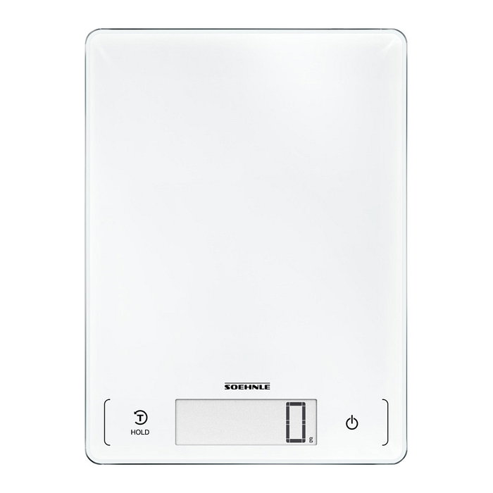 Soehnle Page Profi 300 Báscula Digital de Cristal Blanco