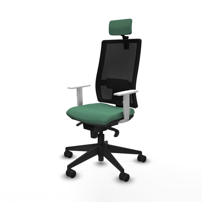 PIQUERAS Y CRESPO Silla de oficina Horna Verde esmeralda con mecanismo Sincro PIQUERAS Y CRESPO Silla de oficina Horna Verde esmeralda con mecanismo Sincro