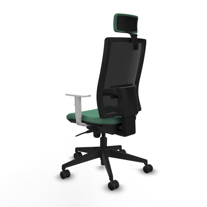 PIQUERAS Y CRESPO Silla de oficina Horna Verde esmeralda con mecanismo Sincro PIQUERAS Y CRESPO Silla de oficina Horna Verde esmeralda con mecanismo Sincro