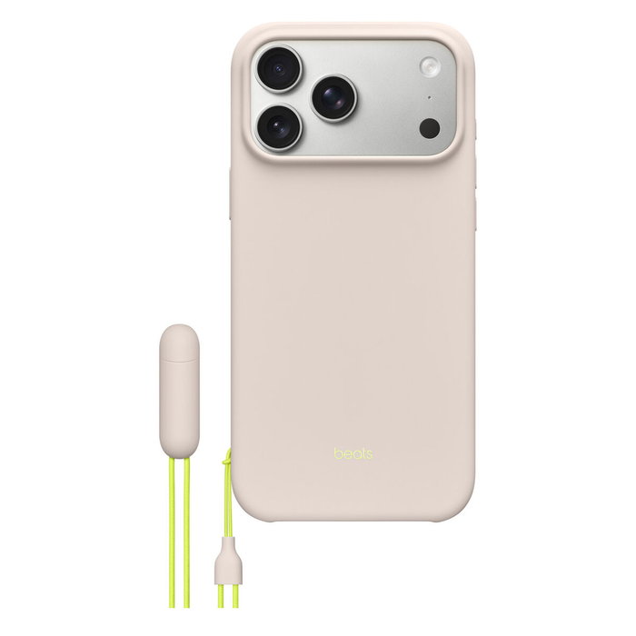 Apple Beats Kickstand Case para iPhone 17 Pro Max con MagSafe, Color Piedra Caliza