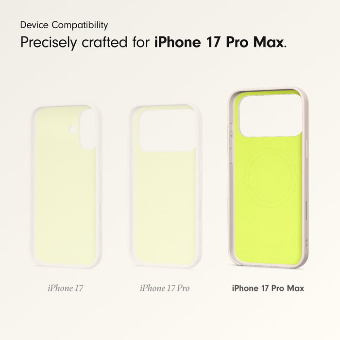 Apple Beats Kickstand Case para iPhone 17 Pro Max con MagSafe, Color Piedra Caliza