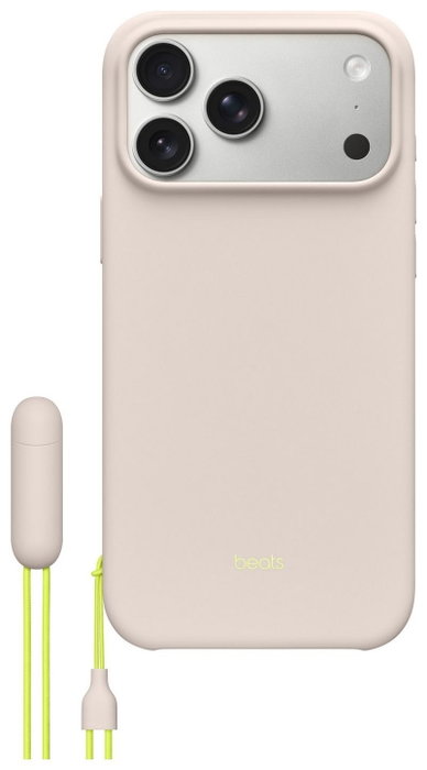 Apple Beats Kickstand Case para iPhone 17 Pro Max con MagSafe, Color Piedra Caliza