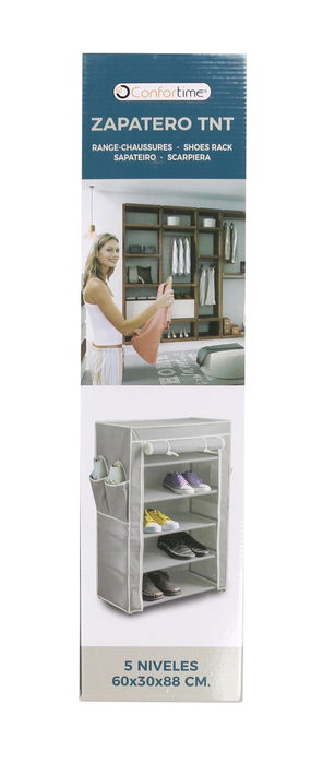 Confortime Zapatero TNT 60 cm x 30 cm x 88 cm (5 Unidades)