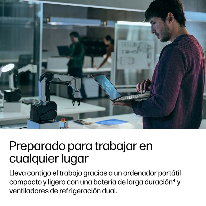 HP ZBook 8 AI Workstation, 16 pulg, 32 GB RAM, 1 TB SSD, Plata HP ZBook 8 AI Workstation, 16 pulg, 32 GB RAM, 1 TB SSD, Plata