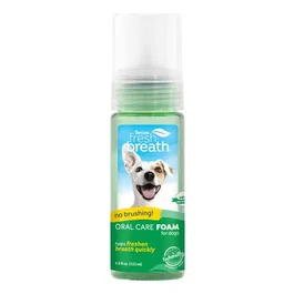 Tropiclean Fresh Breath Espuma Higiene Dental Menta 133 Ml - Elimina el Mal Aliento