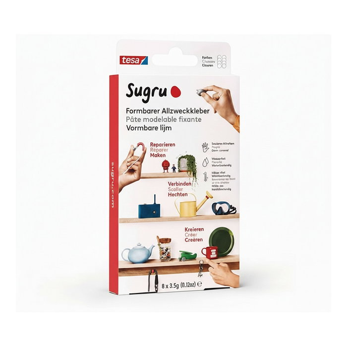 Tesa Sugru Allzweckkleber blanco, 3 unidades Tesa Sugru Allzweckkleber blanco, 3 unidades